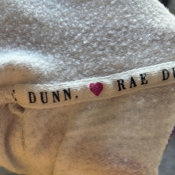 Rae Dunn Gray Hoodie with Red 'Amour' detailing on front - Picture 5 of 5